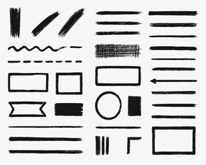 Brush stroke and Stroke frames 
