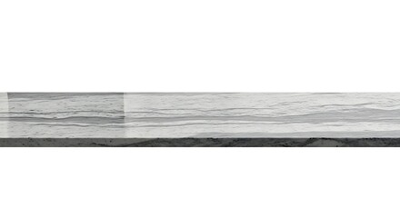 Close-up view of a long, rectangular, gray-colored stone slab with a textured surface.