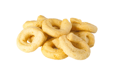 Taralli italian snack baked goods on transparent background