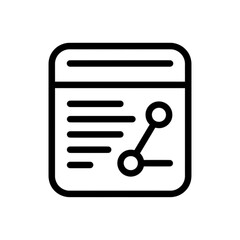 Workflow, Documentation, and Process Flowchart Interface Vector Icon