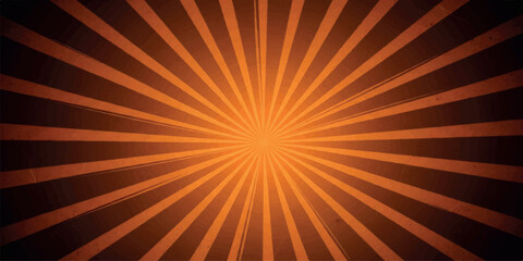 Obraz premium Retro sunburst background vintage style with radial lines perfect for adding a dynamic and energetic feel to designs