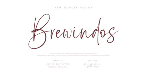 calligraphy alphabet capital lettering a to z font family