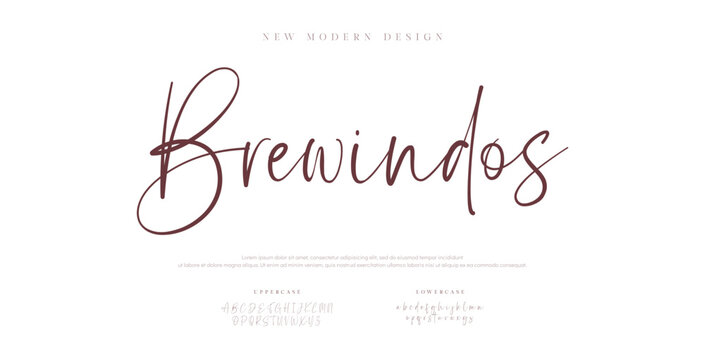 calligraphy alphabet capital lettering a to z font family