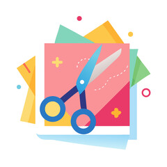 Scissors Cutting Icon