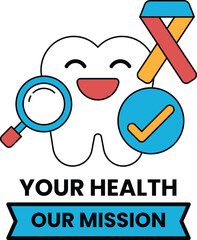 A toothbrush with a magnifying glass on it