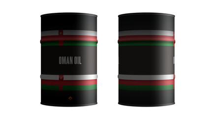 Oman oil crude petroleum fuel barrels transparent