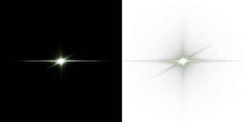 Bright light burst overlay on contrasting backgrounds, creating a dynamic visual effect for design projects, enhancing creativity and artistic expression in digital media