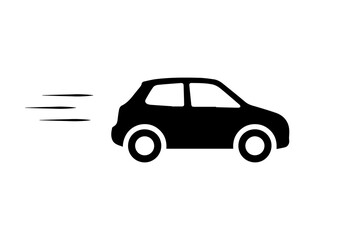 Fototapeta premium Car Driving Illustration