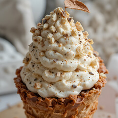 christmas cakes on a white background