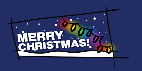 Merry Christmas, Banner, Title Images.