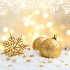 Golden and white abstract background radiating festive elegance