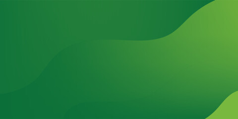 simple green background . modern wavy background style