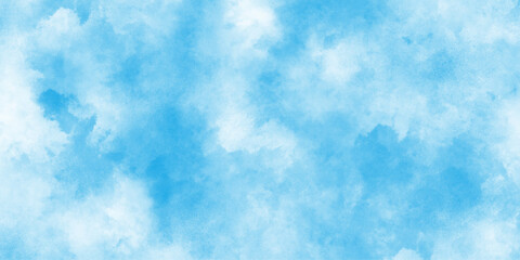 blue watercolor paint stroke background, white cloudy center and abstract watercolor, Vintage water color splash template or canvas for design, blue Watercolor vintage texture, © MD SAGOR