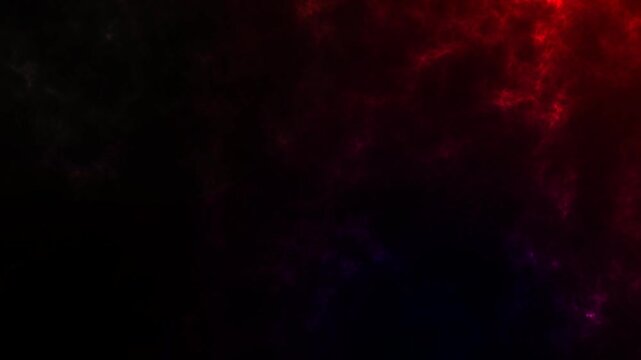 red smoke on black background. Red Nebula Space Background — Cosmic Energy Clouds and Deep Universe Abstraction