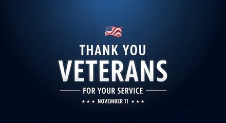 veterans day, A heartfelt tribute to veterans, a respectful message of gratitude on November 11th, with a symbolic flag, showcasing the value of service.