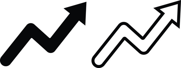 Collection of business and finance icons representing success and growth, Vector business icons, Modern business icons. Business icons set.