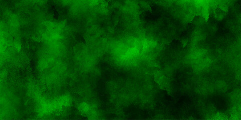 Abstract green watercolor background, natural organic shapes and design. grunge green interior vector background, dark green and black background, splashes and stains for presentation and cover. 