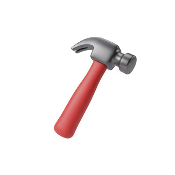 Hammer Clay 3D Model Cartoon Transparent Background