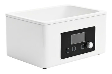 Fototapeta premium Modern sous vide water bath with a digital temperature display isolated on transparent background