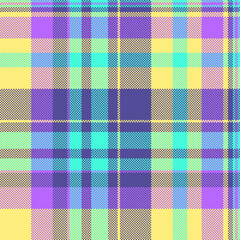 Vibrant plaid pattern with pastel colors. Perfect for backgrounds, textiles, or design elements. A playful, cheerful, and versatile visual asset.