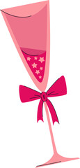 Party cocktail with Bow