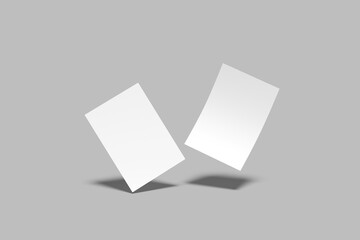 A4 Flyer or Poster Blank Mockup