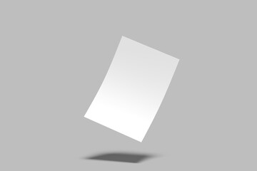 A4 Flyer or Poster Blank Mockup