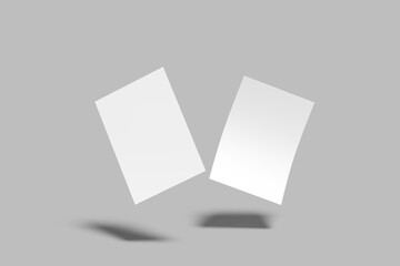 A4 Flyer or Poster Blank Mockup