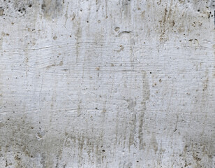 Obraz premium Rough Gray Concrete Wall Texture with Cracks and Stains