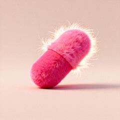 Pink Furry Capsule Art Concept