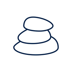 Spa stone vector illustration icon design trendy