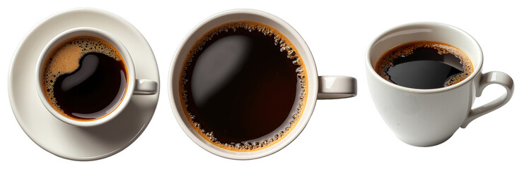 Coffee Cup Mockup – Minimalist White Ceramic Espresso Cups for Branding, Cafe Designs, and Beverage Presentations