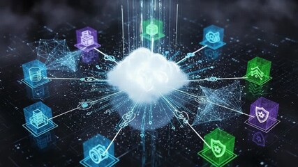 Data Cloud Connecting Digital Cubes on Network - Powered by Adobe