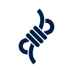 Fototapeta premium Rope vector illustration icon design trendy