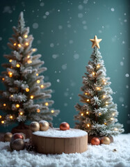 christmas tree and gifts