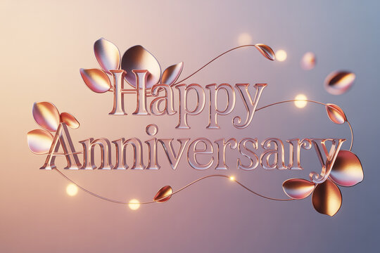 Celebrate milestone anniversaries with elegant floral design, perfect for cards, invitations, and social media posts expressing love and commitment with style