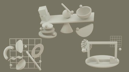 Hand in glove with a syringe beside a white porcelain coffee mug and saucer set on a kitchen table for breakfast beverage