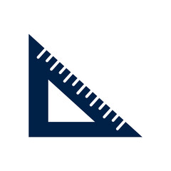 Triangle ruler vector illustration icon design trendy