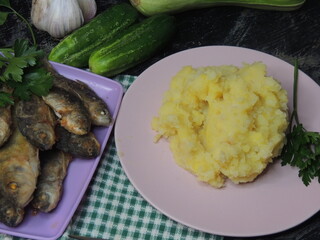 chicken and potatoes