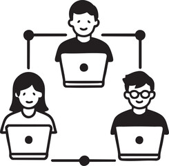 Black Vector Business Startup Innovation Icons 