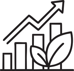 Black Vector Business Startup Innovation Icons 