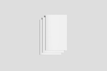 Blank Newspaper Mockup - 3D illustration