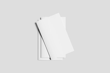 Blank Newspaper Mockup - 3D illustration