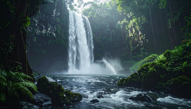 waterfall in thailand
