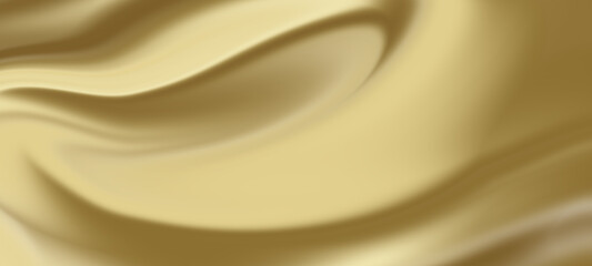 Obraz premium Golden silk smooth texture background with soft light waves elegant metallic fabric abstract design