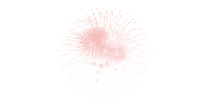 Delicate pink radial burst with flowing light streaks, dynamic abstract design element