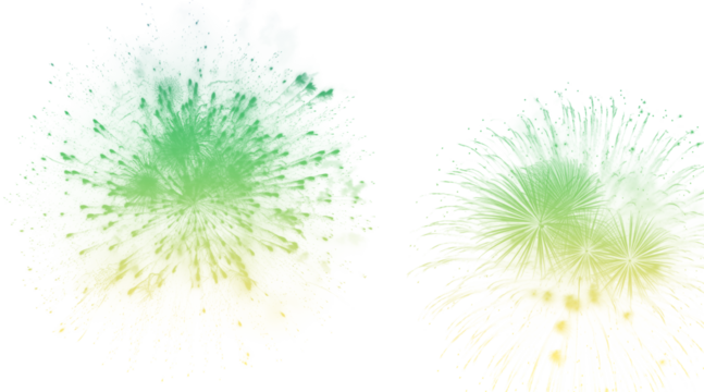 Vibrant green and yellow paint splashes forming an abstract background texture. - Powered by Adobe