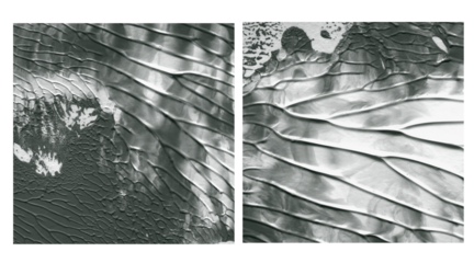 Abstract dark green and blue digital texture with subtle flowing lines background