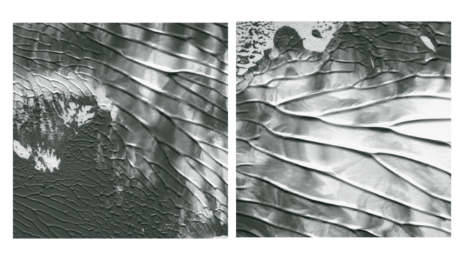 Abstract dark green and blue digital texture with subtle flowing lines background