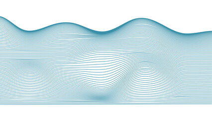 Abstract blue background with dynamic wave lines, ideal for a vector technology illustration or artistic web design backdrop